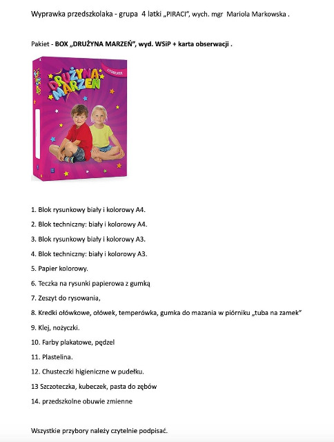 BOX „DRUŻYNA MARZEŃ”. Więcej informacji pod zdjęciem